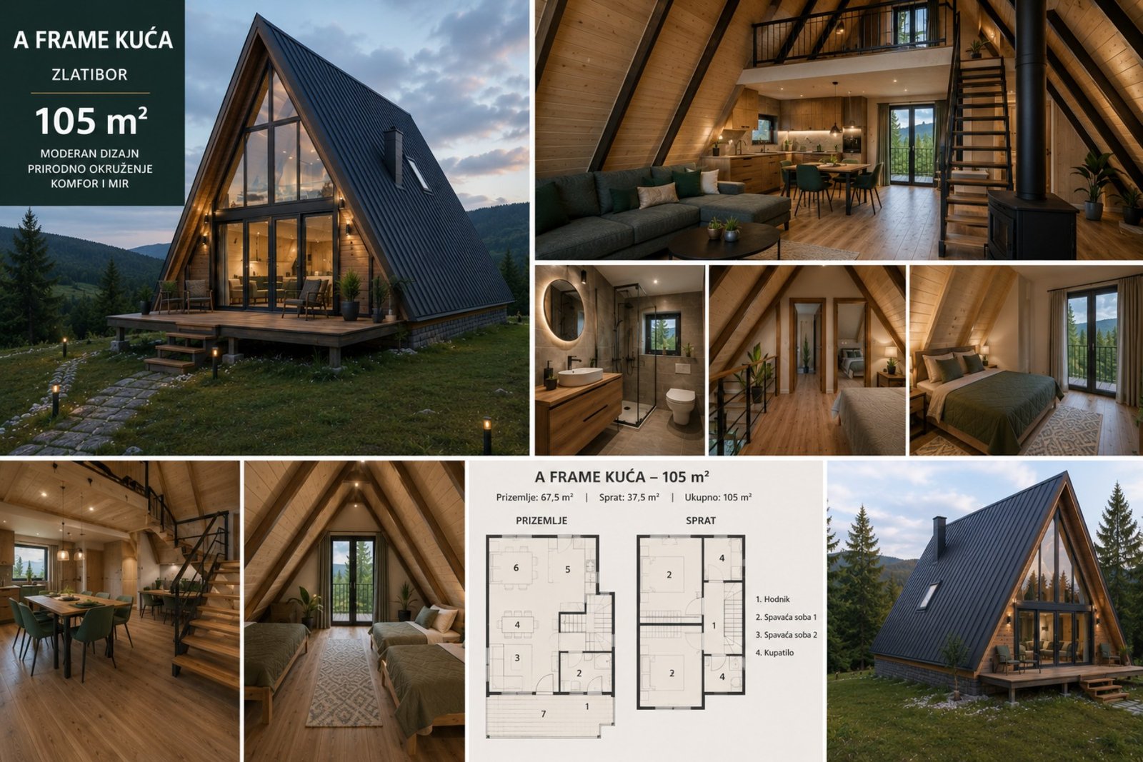 A-frame 105 m2